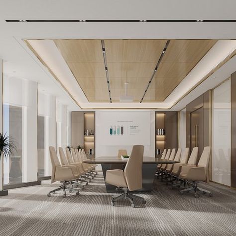 Modern Meeting Room Modern Meeting Room, Meeting Room Design Office, Big Office, Pik 2, Meeting Office, Room Minimal, Conference Room Design, Meeting Room Design, Office Meeting Room