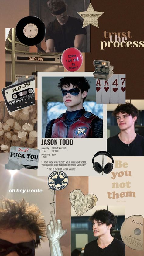 #jasontodd #titans #dc #wallpaper #curranwalters Titans Dc Wallpaper, Dc Wallpaper, Titans Dc, Jason Todd, Collage