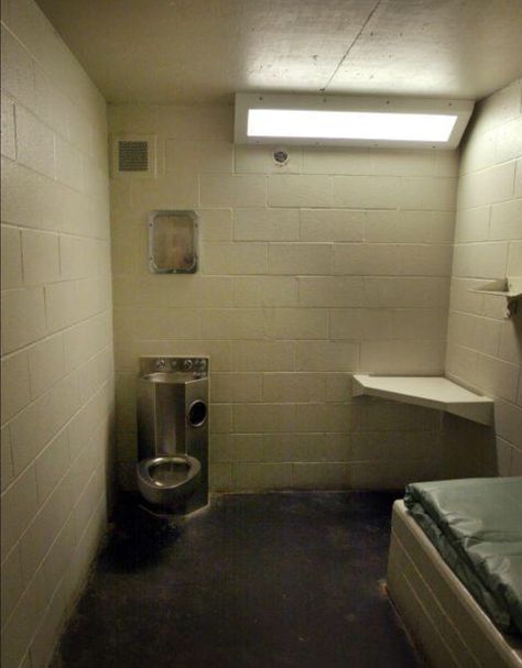 Jail Ideas, Rick And Morty Image, Jail Cell, Prison Cell, House Games, County Jail, Tiny Apartment, Air Vent, Bed Sheet