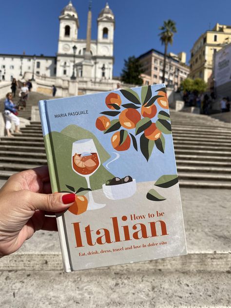 Books In Italian, Italian Books Aesthetic, Photo Books Idea, Learn Italian Aesthetic, Aesthetic Cook Book, Photo Book Cover Ideas, Learning Italian Aesthetic, Travel Book Cover Design, Cooking Book Cover