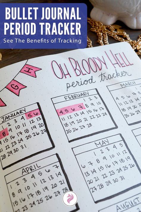 Dot Journal Period Tracker, Monthly Period Tracker Bullet Journal, Cycle Tracking Bullet Journal, Diy Period Tracker, Diet Tracker Bullet Journal, Bujo Period Tracker Ideas, Bullet Journal Medication Tracker, Dotted Journal Ideas For Beginners, Tracking Journal Ideas