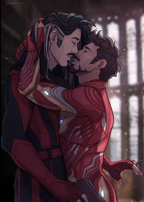 Doctor Strange X Tony Stark Fanart, Tony Stark Fanart, Xman Marvel, Tony Stark Comic, Marvel Couples, Drarry Fanart, Marvel Headcanon, Disney Jokes, Dr Strange