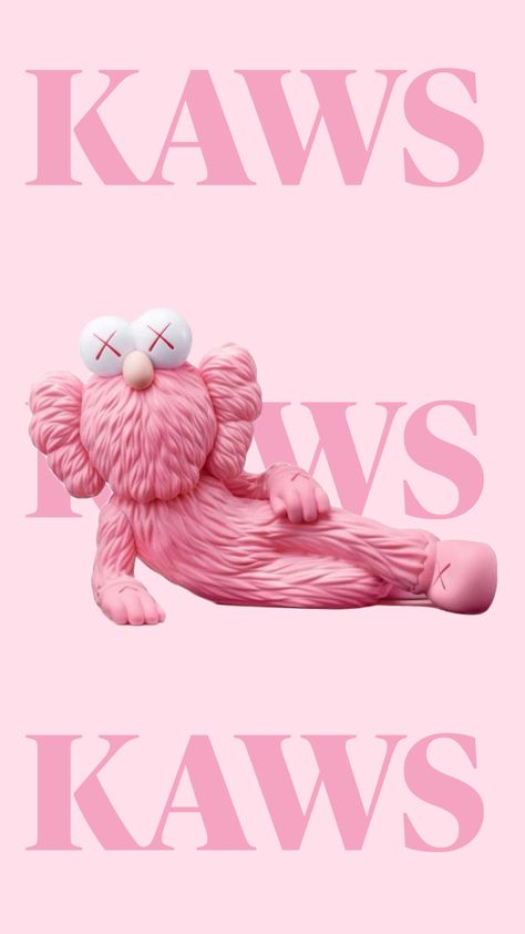 #miprimershuffle #myfirstshuffle Kaws Pink Wallpaper, Pink Kaws Wallpaper, Pink Kaws, Dorm Room Posters, Room Pics, Girl Apartment Decor, Dorm Room Styles, Pretty Wallpaper Ipad, Room Things