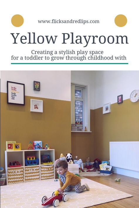 Farrow And Ball Indian Yellow Bedroom, Farrow And Ball Playroom, Yellow Toilet Room, Blue And Yellow Playroom, Boys Yellow Bedroom, Indian Yellow Farrow And Ball, Mustard Playroom, Yellow Board And Batten, Sudbury Yellow Farrow And Ball