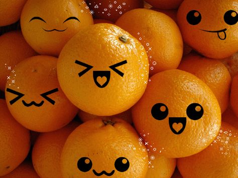 faces Orange Gif, Kawaii Orange, Pomegranate Recipes, New Years Cookies, Lovecore Aesthetic, 2013 Swag Era, Kawaii Faces, Orange Soda, Orange Fruit