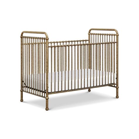 Abigail 3-in-1 Convertible Crib Modern Baby Furniture, Gold Crib, Iron Crib, Metal Crib, Sophisticated Nursery, Clothes Guide, Million Dollar Baby, Classic Nursery, Modern Crib