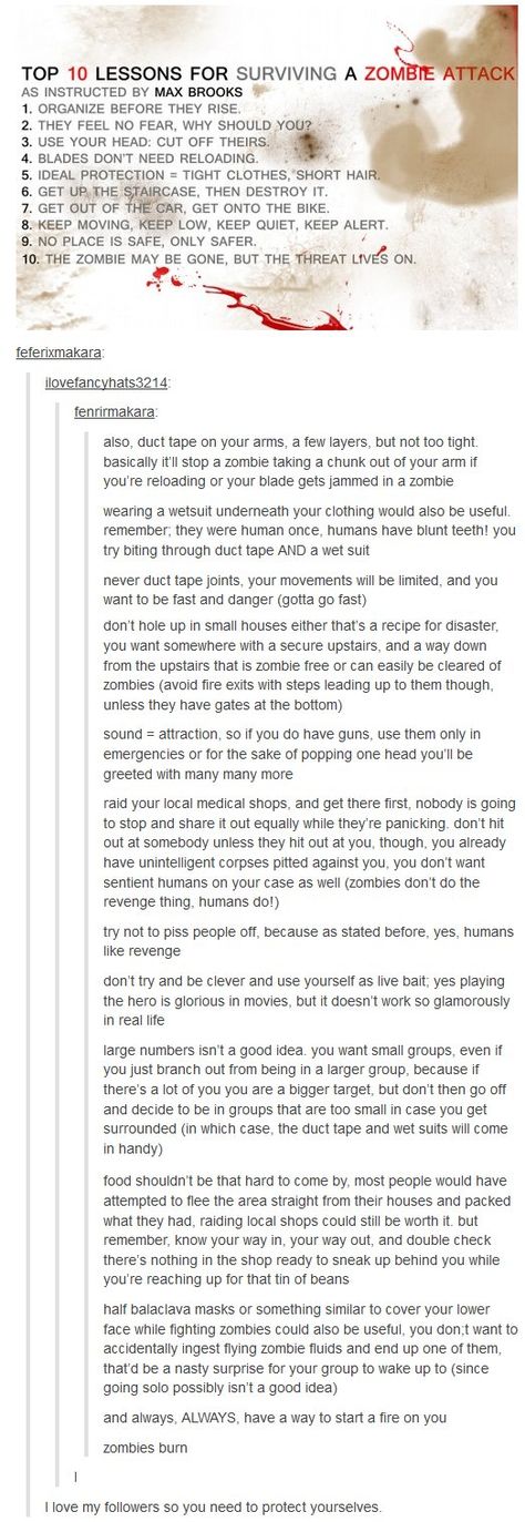 Zombie Attack, Zombie Survival, Apocalypse Survival, Story Prompts, The More You Know, Writing Ideas, Zombie Apocalypse, Writing Help, Survival Tips