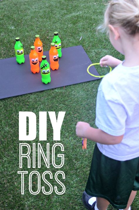 This shop features an awesome DIY Ring Toss Game that’s super easy to make and has been compensated by Collective Bias, Inc. and its advertiser. All opinions are mine alone. #HandsOnCrafty #CollectiveBias Every year my kids’ school has a Halloween Carnival on or around Halloween. Each grade has a game or craft set up and the … Carnival Games Diy, Diy Ring Toss Game, Spider Pizza, Halloween Party Appetizers Easy, Diy Ring Toss, Fall Carnival Games, Appetizers Halloween, Tinkerbell Shoes, Cheese Wraps