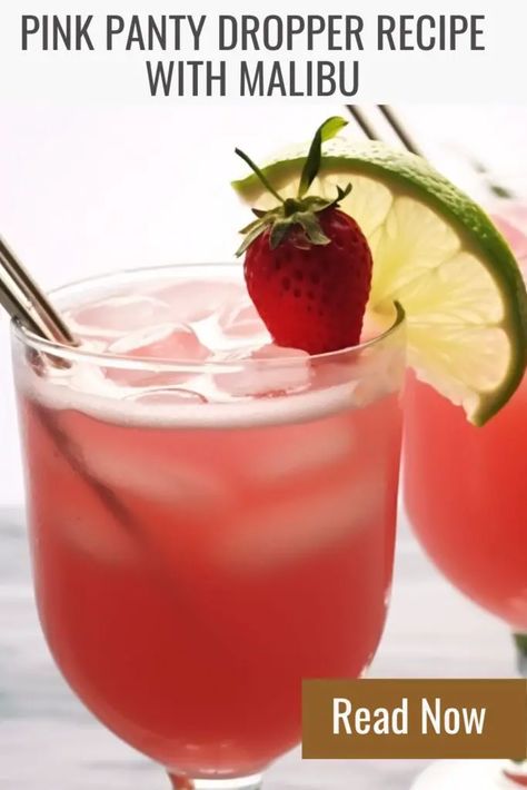 Panty Dropper Drink Recipe, Pink Panther Drink, Pink Panty Pulldown Drink, Pink Panty Dropper Drink, Pink Panties Drink Recipe, Panty Dropper Drink, Pink Panties Drink, Pink Panty Dropper, Strawberry Tequila