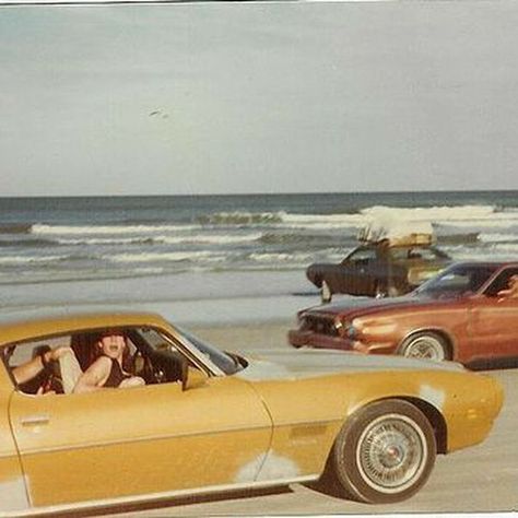 Yacht Rock, Cars Photography, Vintage Surf, Vintage Americana, Daytona Beach, Vintage Beach, Retro Aesthetic, Mellow Yellow, Beach Aesthetic