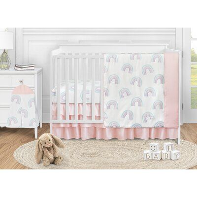 Princess Crib Bedding, Rainbow Crib Bedding, Girl Nursery Crib, Girl Crib Bedding Sets, Pink Crib, Blue Bedding Sets, Baby Crib Bedding Sets, Crib Toddler Bed, Crib Bedding Girl