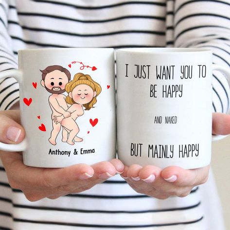 I Just Want You To Be Happy - Couple gift for husband, wife, boyfriend, girlfriend - Personalized Mug | Sunflowerly | Couple gifts, Couple mugs, Personalized mugs #Couples_Coffee_Mugs #Sublimation_Graphics #Valentine_Gifts_For_Mom #Coffee_Chocolate Couples Coffee Mugs, Sublimation Graphics, Mug Crafts, Valentine Gifts For Mom, Graduation Theme, Phone Case Decals, Couple Mugs, Happy Gifts, Mug Gifts