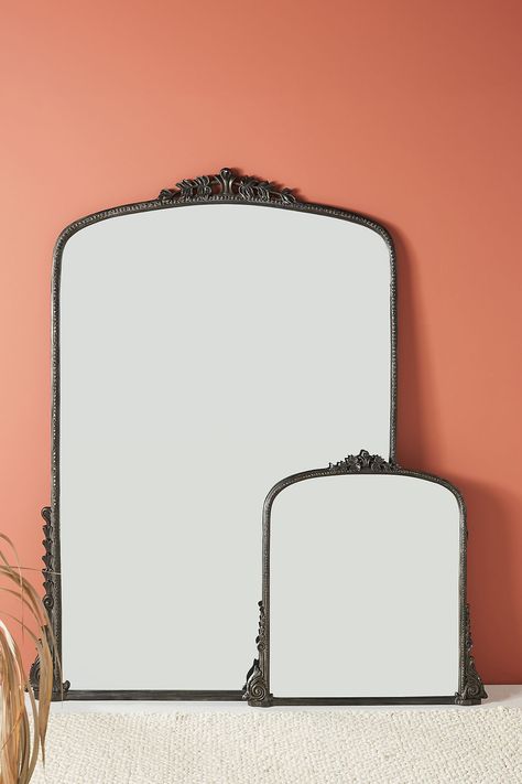 Large size and black / yes this is Kiki and I need the large black one 🤣 lol large black / Gleaming Primrose Mirror | Anthropologie Gleaming Primrose Mirror, Primrose Mirror, Hanging Furniture, Living In London, Entryway Console, Bhldn Weddings, Floor Mirror, Engineered Hardwood, Fireplace Mantels