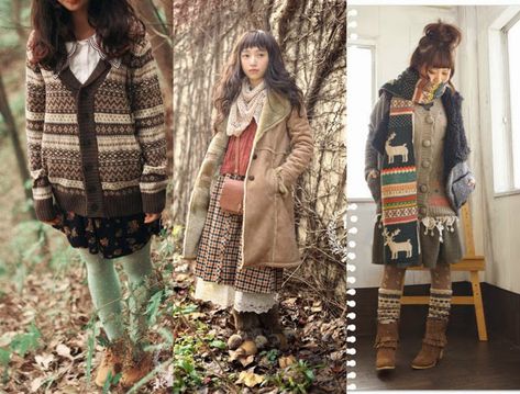 I don't know much, but I'm learning.: Almost Mori: What is Natural Kei? The Paper Kites, Natural Kei, Cute Music, Rococo Fashion, Mori Kei, Pink Houses, Japanese Street Fashion, Kites, Long Layers