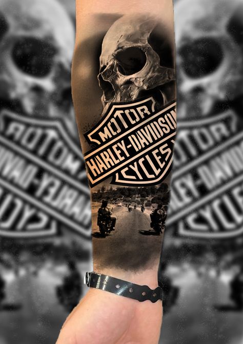 Harley Davidson Chest Tattoo, Harley Davidson Neck Tattoo, Harley Davidson Symbol Tattoo, Harley Hand Tattoo, Women Harley Davidson Tattoos, Harley Davidson Bar And Shield Tattoo, Harley Davidson Skull Tattoo, Willie G Skull Tattoo, Harley Tattoo For Men