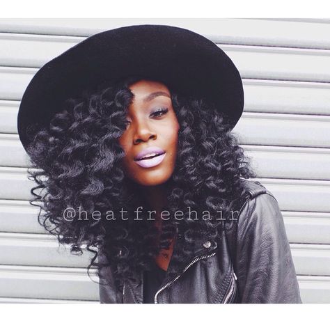 "Be F R E E.|| @jessnnecee in Kurls" and "For Koils" Collection mixed and Curl wanded 20in ( 3 bundles). Available exclusively at heatfreehair.com" Photo taken by @heatfreehair on Instagram, pinned via the InstaPin iOS App! http://www.instapinapp.com (11/24/2014) Heat Free Hairstyles, Overnight Braids, Hair Movement, Everyday Curls, Wavy Hair Overnight, Curly Hair Overnight, Curls No Heat, Straight Black Hair, Overnight Curls