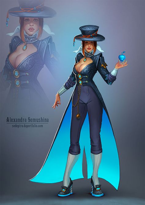 Stage Magician Character Design, Stage Magician, Women Warrior, Steampunk Items, Steampunk Victorian, Circus Theme, Steampunk Art, Victorian Art, Character Ideas