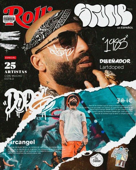 Streetwear Magazine Cover, Hiphop Poster Design, Magazine Streetwear, Hip Graphic Design, Maximalism Graphic Design, Magazine Page Design, Boy Street Style, Hiphop Design, Street Style Magazine