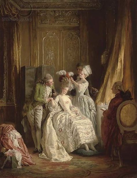 Tea at Trianon: Getting Ready French Royalty, Rococo Fashion, Maria Theresa, French History, 18th Century Fashion, Wallpaper Vintage, Land Art, Marie Antoinette, Historical Fashion