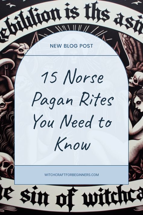 Whether you're a curious beginner or an avid follower, these 15 essential Norse pagan rites are vital for deepening your practice. Engage with the enchanting traditions of the Norse pantheon through rituals that connect you with the forces of nature, honoring gods and ancestors alike. Explore rites that enhance your spiritual journey, and allow rebellion against the mundane to nurture your witchcraft practice. Get ready to immerse yourself in rich customs that have stood the test of time. Discover your path in Norse paganism now! Norse Rituals, Nordic Witchcraft, Folk Witchcraft, Witchcraft Practice, Norse Pantheon, Witchcraft Movie, Norse Paganism, Irish Folk, Pagan Festivals