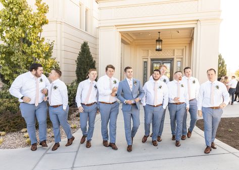 Nautical Groom Attire, Blue Linen Groomsmen Attire, Groomsmen Attire Summer Wedding, Summer Wedding Groomsmen Attire, Dusty Blue Groomsmen Attire, Dusty Blue Groom, Summer Groomsmen Attire, Khaki Groomsmen, Blue Suit Groom