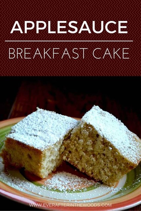 Applesauce Breakfast, Applesauce Recipes, Easy Applesauce, Applesauce Cake Recipe, Dessert Breads, Apple Sauce Recipes, Applesauce Cake, Breakfast Sweets, Cinnamon Coffee