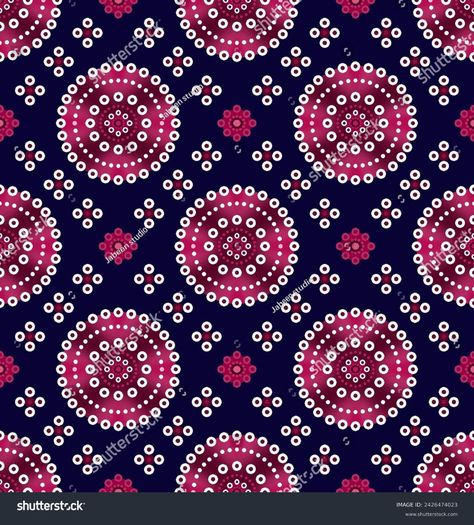 Indian Seamless Chunri Repeat Patterns Ethnic Stock Illustration 2426474023 | Shutterstock Elephant Pillow Pattern, Chunri Pattern, Iphone Wallpaper Glitter, Ajrakh Prints, Ikat Design, Ethnic Patterns, Color Palette Generator, Holiday Illustrations, Collage Maker