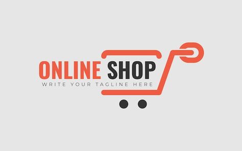 Online shopping logo design template. di... | Premium Vector #Freepik #vector #shop #shopping-cart #online-supermarket #shop-basket Shopping Logo Design, Shopping Cart Logo, Supermarket Logo, Shopping Logo, Cart Logo, Logo Online Shop, Mouse Cursor, Online Shop Design, Vector Online