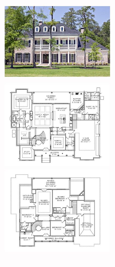 Castle Map, Casas The Sims 4, Casas Coloniales, Sims House Plans, Home Floor Plans, House Blueprints, Salou, Dream Home Ideas, Sims House