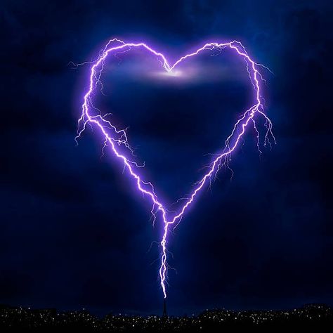 Heart Lightning, Heart Shapes, Neon Signs, Portfolio, Neon