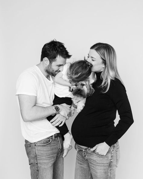 Josh Bowman and Emily VanCamp. Courtesy of Cameron Jordan Photography
Emily VanCamp and husband Josh Bowman are expecting baby No. 2.
VanCamp, 37, announced her pregnancy via Instagram on Saturday, February 24, with a pair of black and white photographs. The first photo shows VanCamp in a black shirt and jeans, lovingly cradling her baby bump. The second snap features the whole family, including Bowman, 35, their first-born daughter, Iris, and, of course, t... Black Shirt And Jeans, Josh Bowman, Happy Anniversary My Love, Jordan Photography, Emily Vancamp, Relationship Timeline, Anna Faris, Tv Couples, Wild Adventures