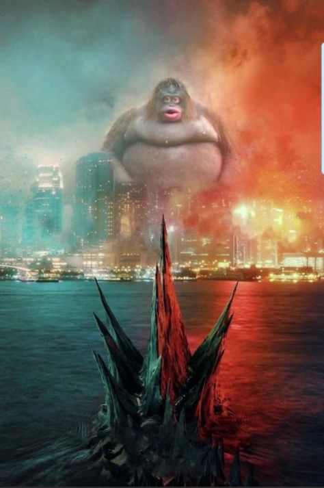 Uh oh stinky kong | Godzilla | Know Your Meme Spongebob Faces, Godzilla Funny, Kong Godzilla, Godzilla Wallpaper, Crazy Funny Pictures, Uh Oh, Very Funny Pictures, Know Your Meme, Really Funny Pictures