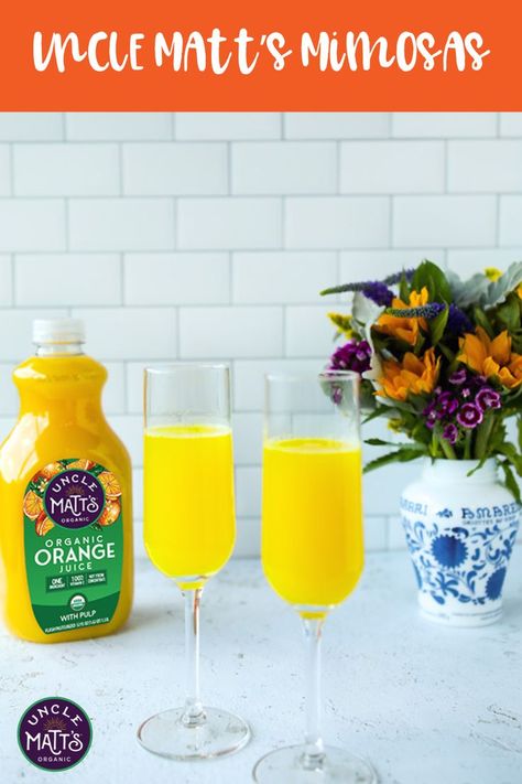 Peanut butter and jelly, ketchup and mustard, cream and sugar – some things are just better together! Allow us to add champagne and orange juice to this list of dynamic duos. Whether you prefer pulp, no pulp, boosted with calcium or our Organic Orange Light, all of these orange juice blends have one thing in common. They pair perfectly with champagne! Cheers! Champagne And Orange Juice, Juice Blends, Orange Juice Recipes, Organic Orange Juice, Champagne Cheers, Ketchup And Mustard, Dynamic Duos, Peanut Butter And Jelly, Orange Light