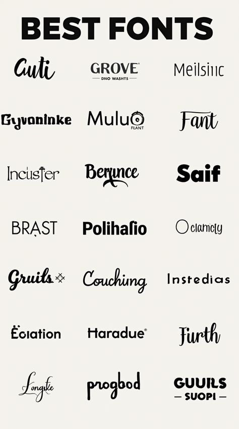 Select fonts that elevate your brand identity and create a strong, memorable connection with your audience. #BrandFonts 🏷️ Canvas Fonts, Fonts And Calligraphy, Designer Fonts, Old School Fonts, Futuristic Typography, Fonts Canva, Fonts Handwriting Alphabet, Fonts Lettering, Canva Font