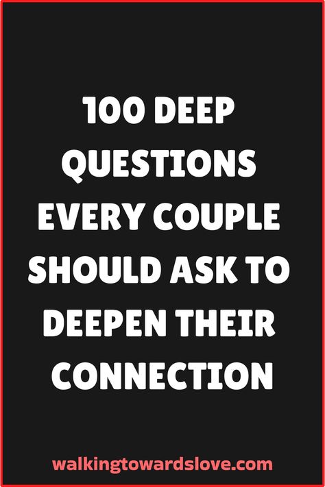 In every relationship, the depth of connection defines the strength and resilience of the bond. Whether you’re just beginning to explore the depths of your partnership or seeking to rekindle intimacy in a long-standing relationship, deep, thoughtful questions can be the keys to unlocking new layers of understanding and empathy. This article provides a comprehensive Relationship Deepening Questions, Deep Thought Questions, Questions To Deepen Your Relationship, Deep Relationship Questions, Questions To Ask Girlfriend, Relationship Questions Game, Thoughtful Questions, Relationship Coaching, Difficult Relationship