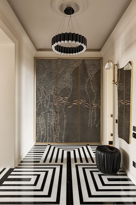 Behance :: For You Black And White Flooring, Floor Pattern Design, Marble Floor Pattern, White Flooring, Marble Flooring Design, Floor Tile Design, Marble Flooring, Lobby Design, Design Del Prodotto