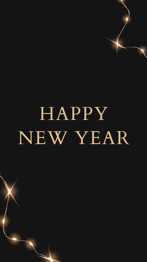 Happy New Year Instagram story template, editable text | premium image by rawpixel.com / Chamaiporn Siriboon Happy New Year Instagram Story Ideas, New Year Instagram Story Template, Happy New Year Instagram Story, New Year Instagram Story, New Year Post, Dark Christmas, Christmas Black, Blank Space, Christmas Templates