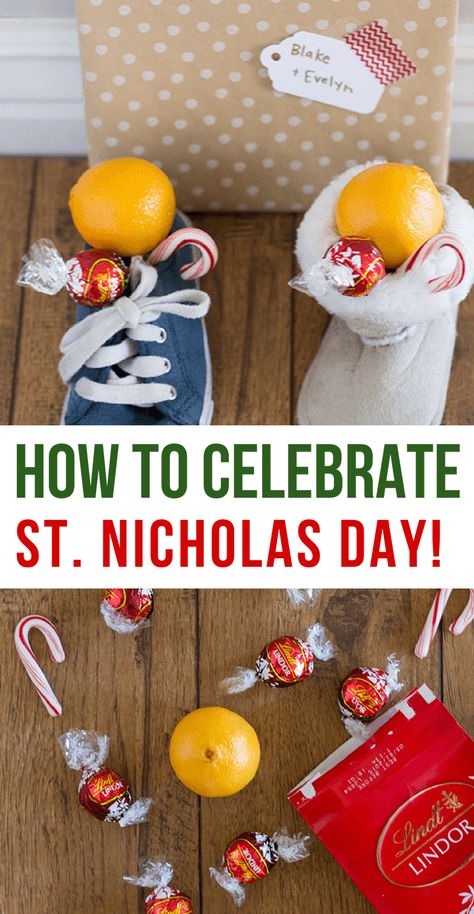 How to Celebrate St. Nicholas Day simply- Family Christmas Tradition- Christmas Service Idea St Nick Gift Ideas, Feast Of Saint Nicholas, Tradition Christmas, Library Crafts, St Nicholas Day, Christmas Service, Christmas Traditions Family, Christmas Tradition, Family Ideas