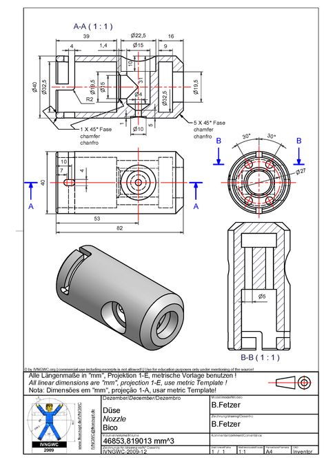 Inventor News Group World Cup(IVNGWC) 2009-12 Mechanical Engineering Design Technical Drawings, Autocad 3d Modeling, Autocad Inventor, Orthographic Drawing, 3d Geometry, Solidworks Tutorial, Structural Drawing, Mechanical Engineering Design, Autodesk Inventor