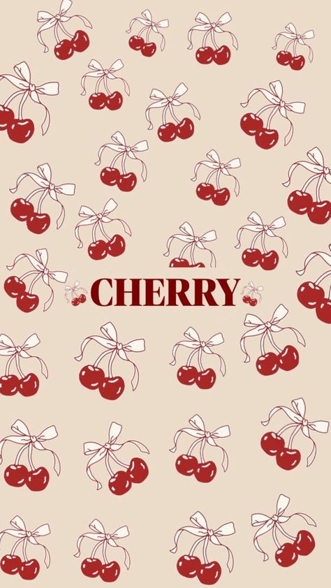 Cherry Wallpaper Aesthetic Iphone, Cherry Vintage, Pink Glitter Wallpaper, Simple Phone Wallpapers, Iphone Wallpaper App, Iphone Wallpaper Photos, Cute Simple Wallpapers, Apple Watch Wallpaper, Flower Background Wallpaper