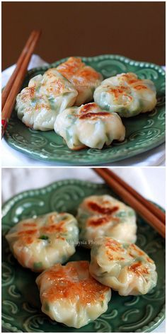 Asian Food Recipes Chicken, Recipes With Seafood, Chive Dumplings, Food Recipes Chicken, Asian Food Recipes, Dim Sum Recipes, Asian Snacks, Asian Inspired Recipes, Dumpling Recipe