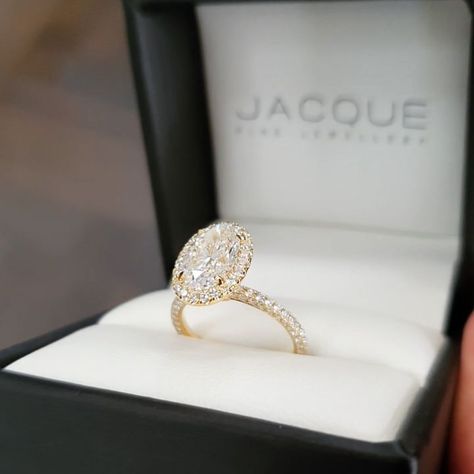 Diamond Engagement Rings on Instagram: “Made to perfection for one lucky lady.. 💍😍 Who will be recieving this gorgeous Yellow gold diamond encrusted Oval stunner ❤️❤️ Handcrafted…” Diamond Encrusted Ring, Lucky Ladies, Dream Engagement, Dream Engagement Rings, Diamond Engagement, Diamond Engagement Rings, Gold Diamond, Wedding Rings, Yellow Gold