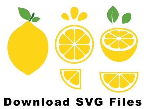 Lemon Slice SVG, Fruit svg, Cricut SVG, SVG files for cricut, Instant Download, Digital Print, Cut File Fruit Svg, Diy Lemonade Stand, Diy Lemonade, How To Make Stickers, Lemon Slice, Lemonade Stand, Brother Scan And Cut, Starbucks Cups, Svg Cricut