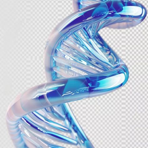 Premium Vector | 3D double helix with a transparent background and blue color scheme Dna Poster Design, Dna Packaging, Dna Design Graphics, Dna Background Science, Background Spa, Dna Double Helix Model, Detergent Packaging, Dna Background Powerpoint, 3d Material