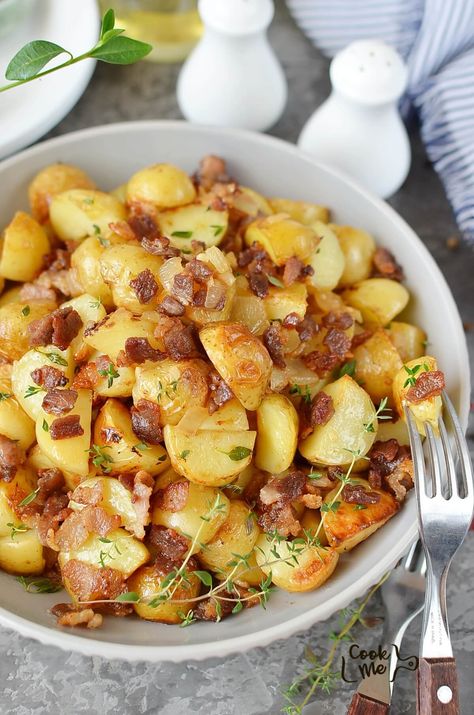 Unique Potato Recipes, Bacon Potato Salad Recipe, Potato Recipe For Kids, Indian Potato Recipes, Potato Recipes Crockpot, Tasty Potato Recipes, Best Salads, Team Dinner, Maple Recipes