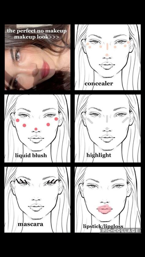 Makeup Routine Guide, Makeup Charts, Makeup Order, Simple Makeup Tips, Subtle Makeup, Makeup Face Charts, Beauty Makeup Tutorial, Makeup Artist Tips, Makeup Help