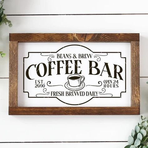 All SVG Files – Page 6 – Board & Batten Design Co. Coffee Bar Svg, Silhouette School Blog, Brew Bar, Coffee Bar Sign, Kitchen Svg, Silhouette School, Svg Coffee, Coffee Sign, Home Coffee Bar