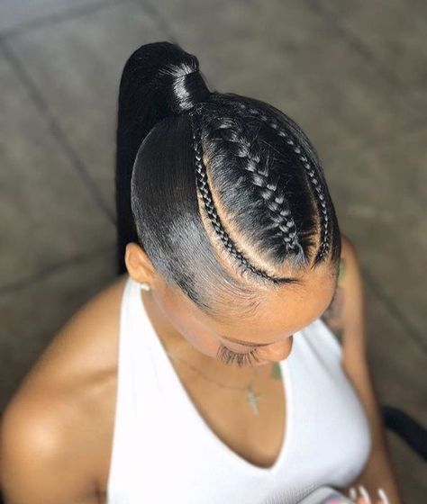 Hair Styles Wedding Guest, Curly Hairdos, Havanna Twist, Hair Styles Wedding, Wedding Guest Updo, Ponytail Curly, Sleek Braided Ponytail, Black Hairstyles With Weave, Weave Ponytail Hairstyles