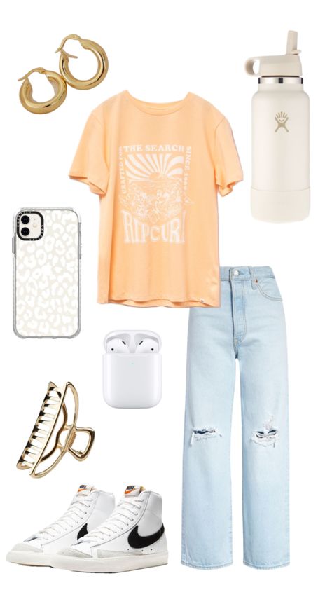 Cute Middle School Outfits, Preppy Outfits For School, Simple Outfits For School, Preppy Summer Outfits, Casual Preppy Outfits, Trendy Outfits For Teens, Cute Lazy Day Outfits, Casual School Outfits, Cute Outfits For School