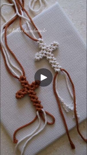 Macrame Cross Tutorial, Macrame Cross, Forrest Frank, Handmade Tutorial, Macrame Tutorials, Macrame Knots Pattern, Cross Crafts, Summer Life, Macrame Bag